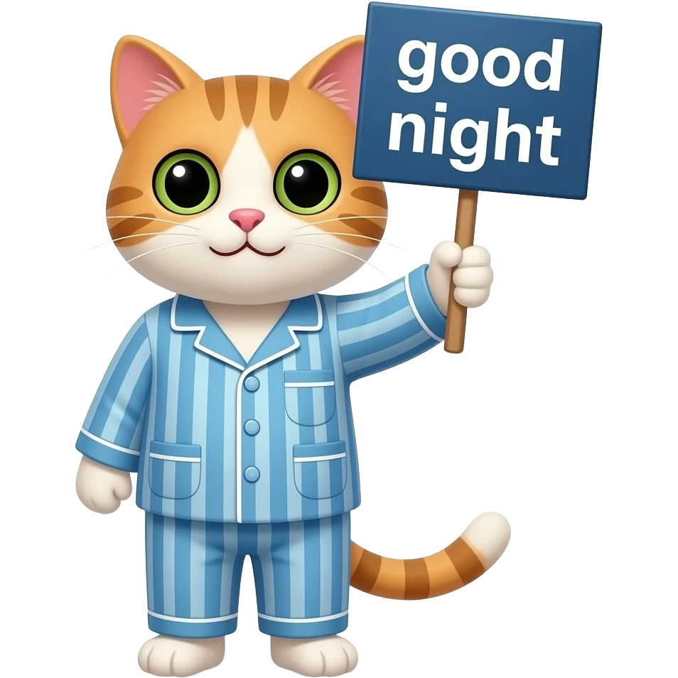 imagen graciosa de buenas noches emoji