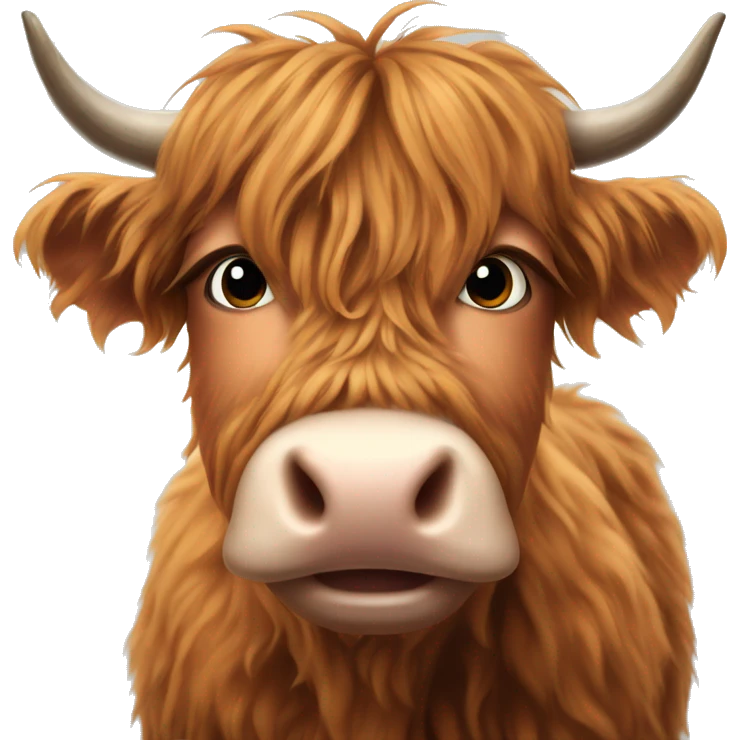 Highland cow emoji