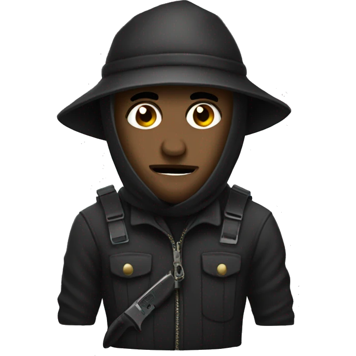 A robber emoji