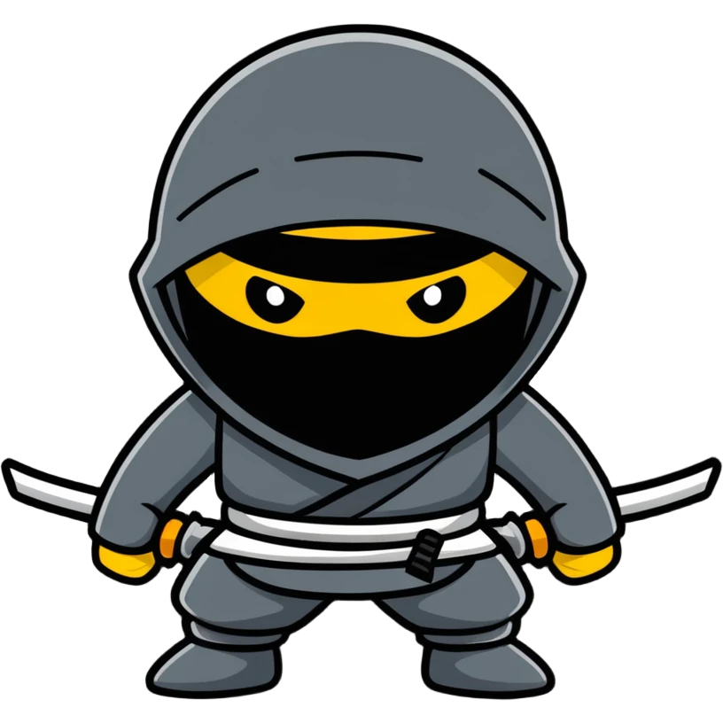 thinking ninja emoji