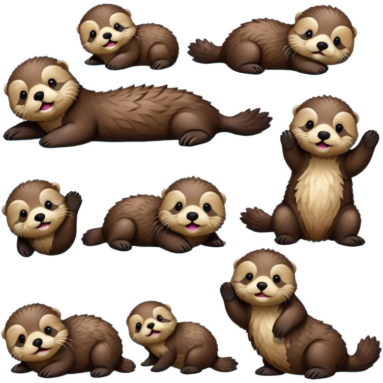 sea otter emoji pack  emoji
