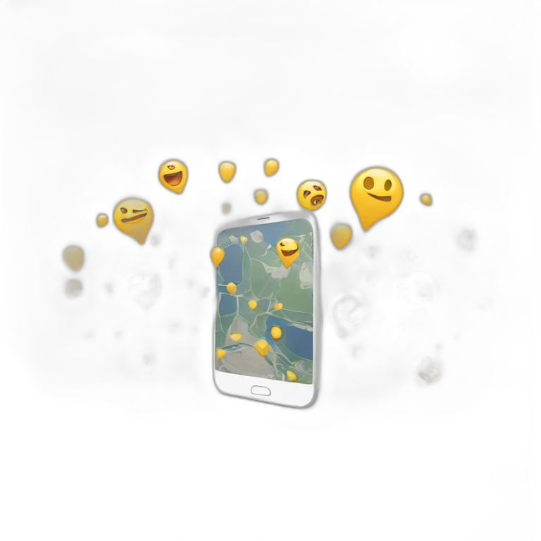 Mobile positioning data emoji