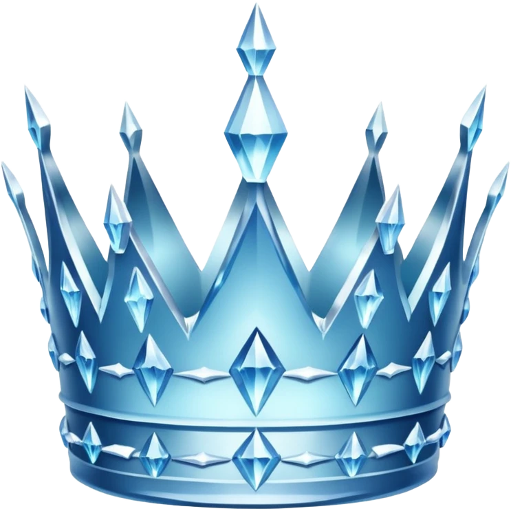 frozen crown emoji