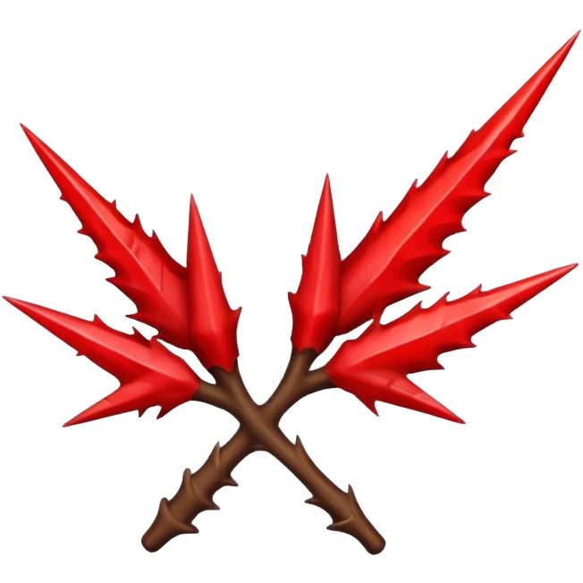 red thorn t emoji