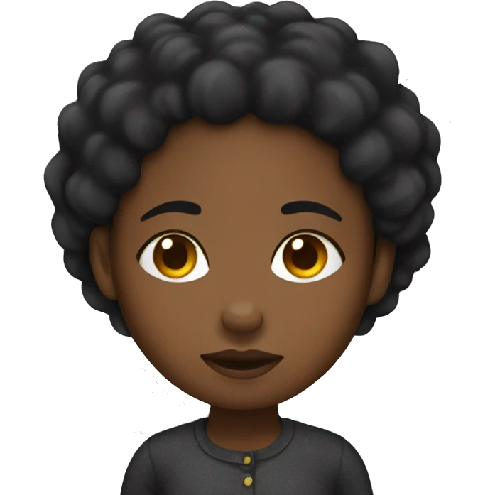 Black girl sleeping  emoji