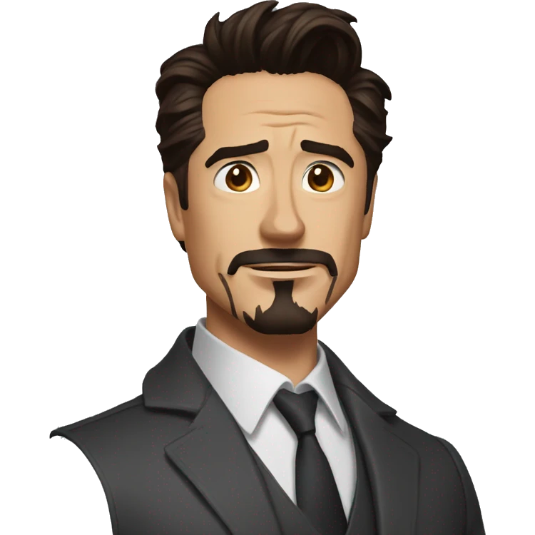 tony stark make funny emoji