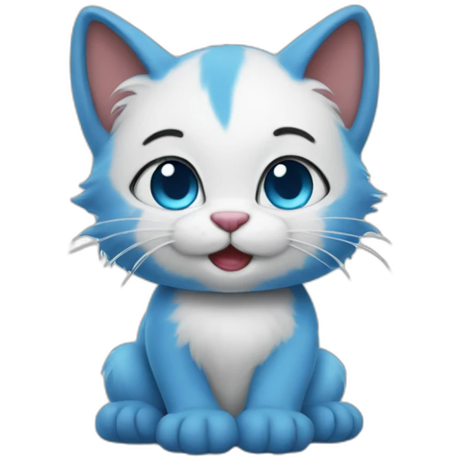 Smurf cat emoji