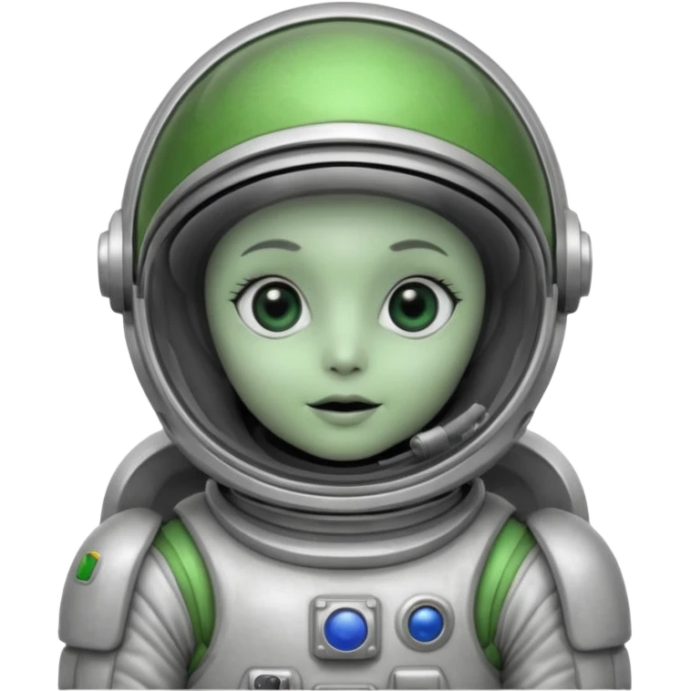 un alien sur la lune emoji