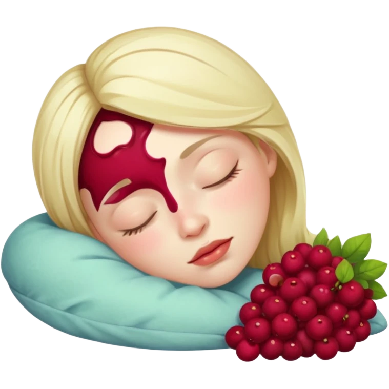 Berry sleeping emoji