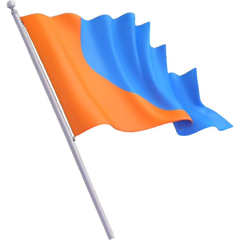 blue flag emoji