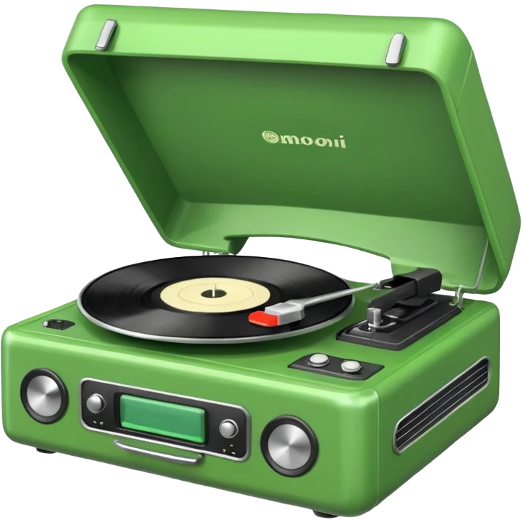 green record player emoji