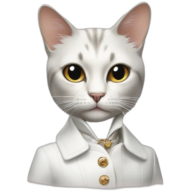 dior fashionable cat emoji