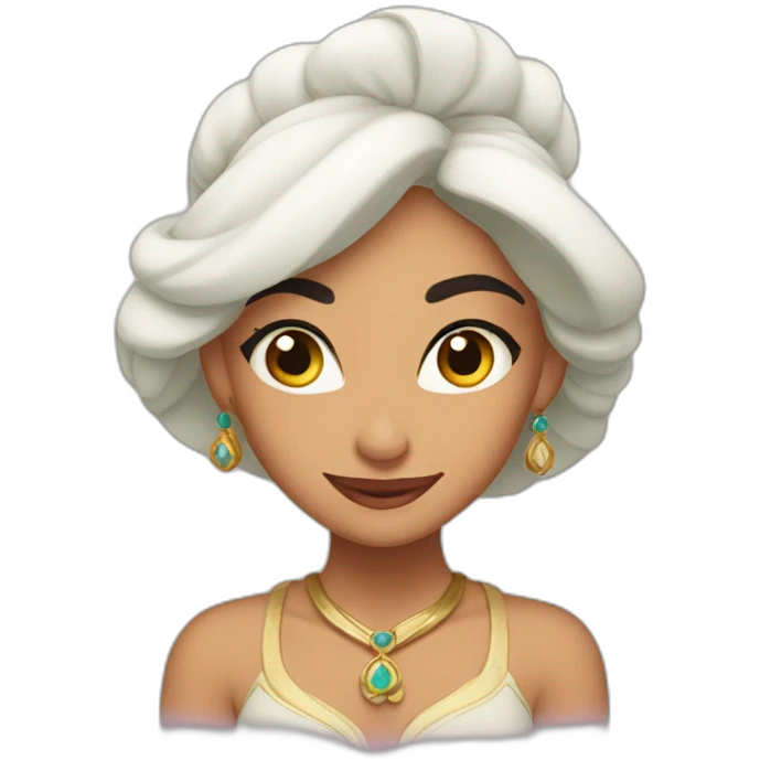 Jasmine from aladdin emoji