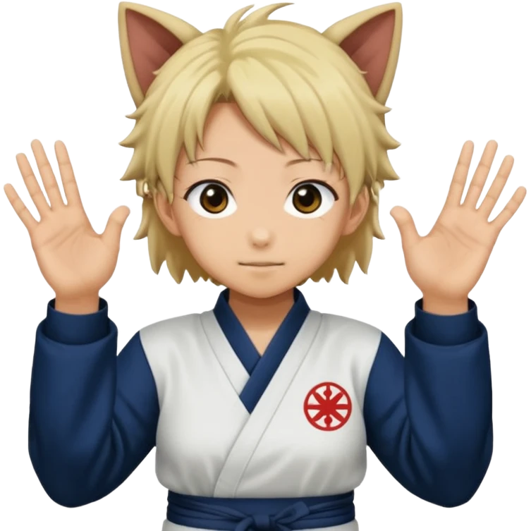 Megumi divine dogs hands sign from jujutsu kaisen  emoji