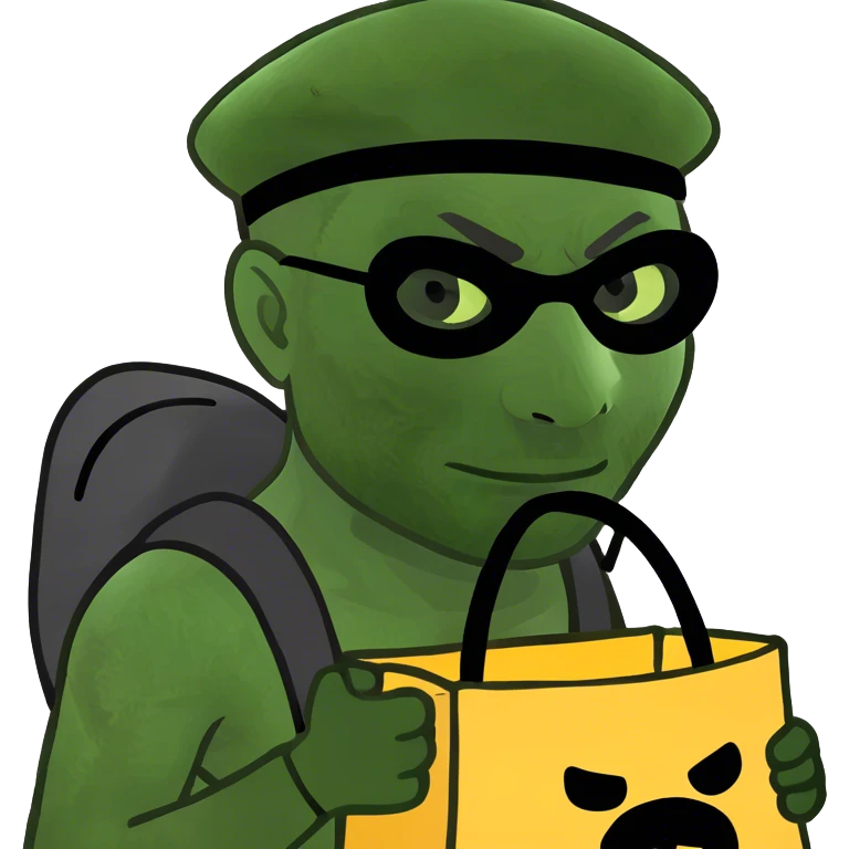 A man robber emoji emoji