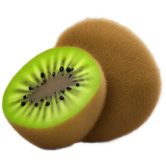 3d kiwi fruit emoji