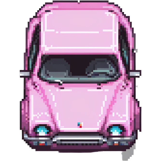 pink gothic modern car emoji