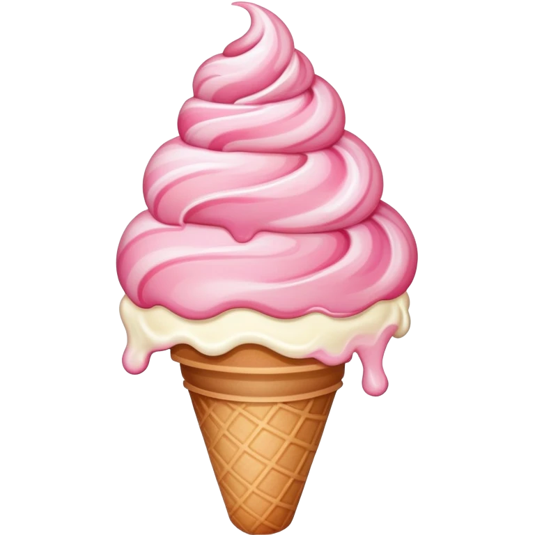 Cherry blossom ice cream  emoji
