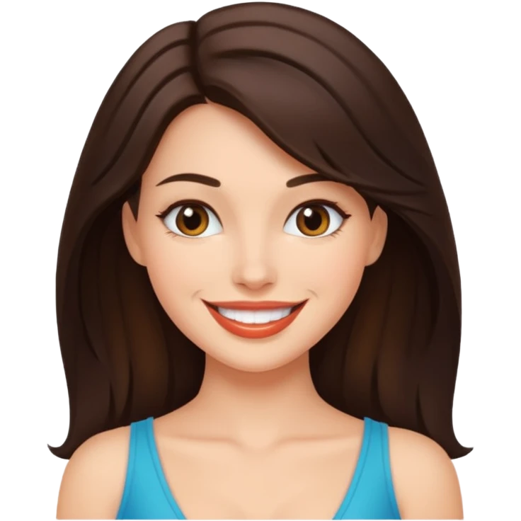 sexy brunette mistress emoji