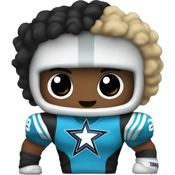 Cowboys vs panthers emoji