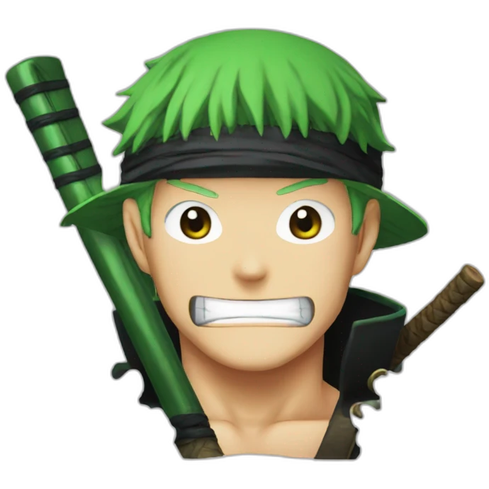 One piece zoro emoji