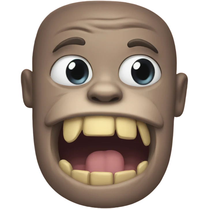 jaw - mewing emoji