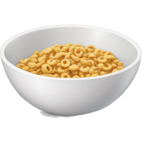 bowl with cereal emoji