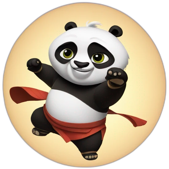 Kung Fu panda emoji