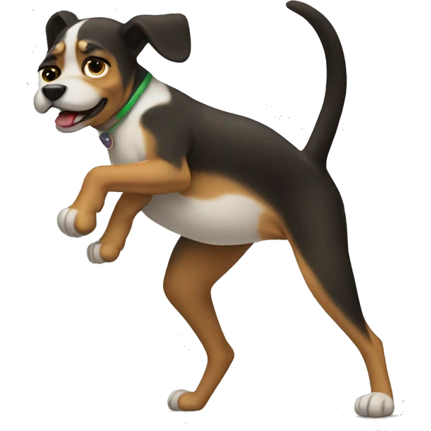 Dog twerking emoji