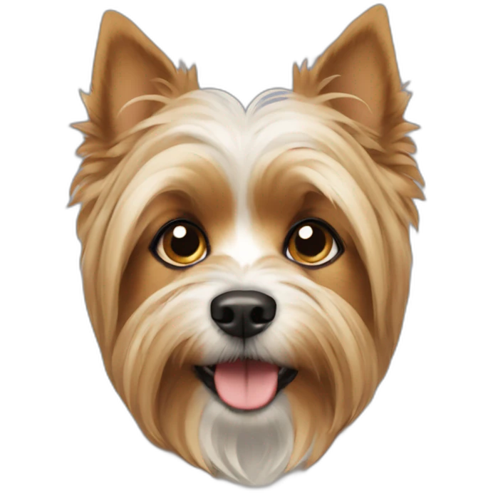 Dog yorkshire emoji