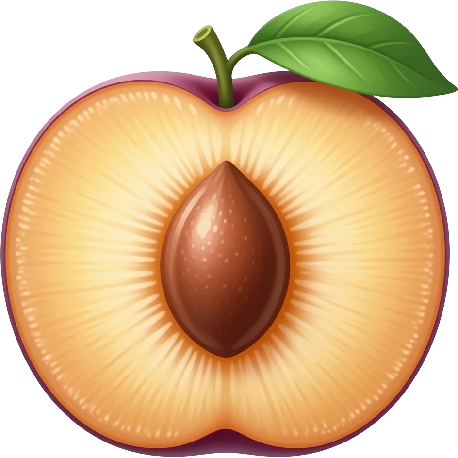 Marian plum emoji