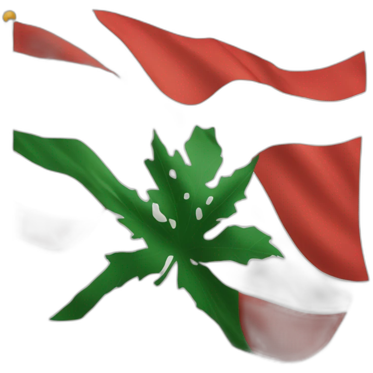 lebanese forces flag as ios flag emoji