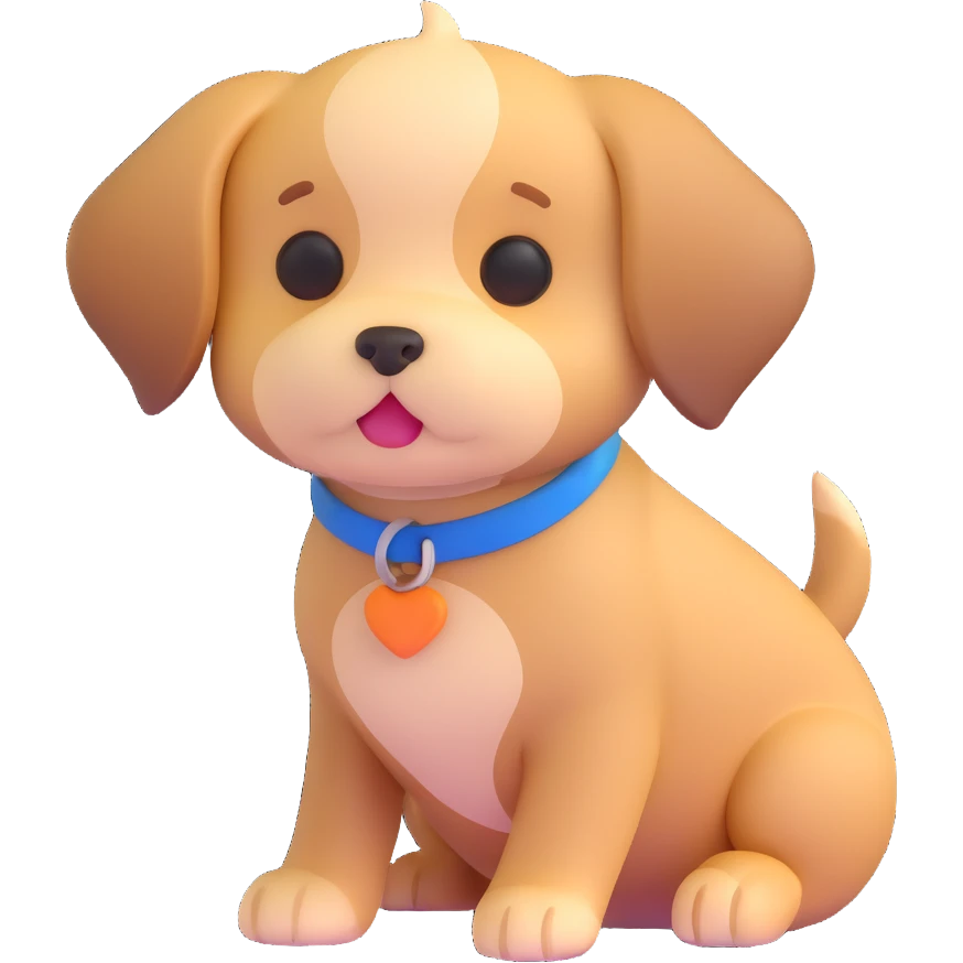 adorable little puppy emoji