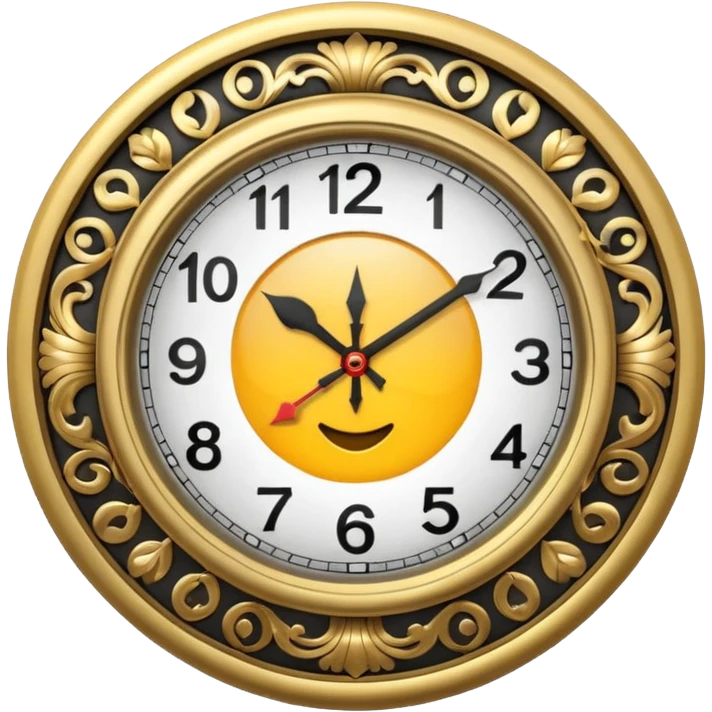 Clock it  emoji