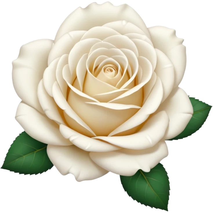 simple white rose, this style 🌸 emoji