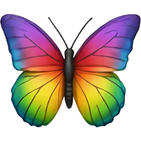 rainbow butterfly  emoji