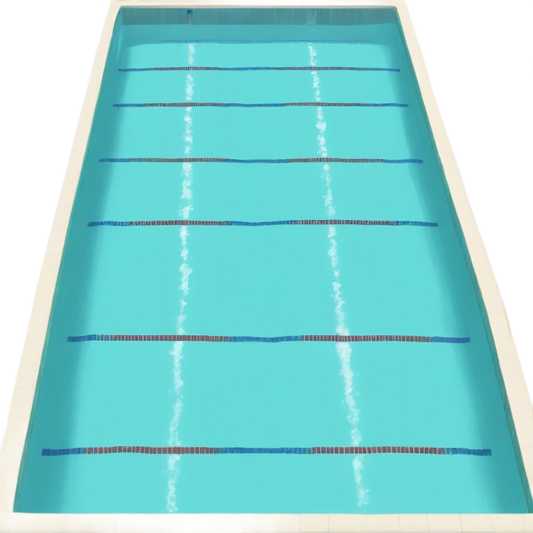 swimming pool with lanes emoji