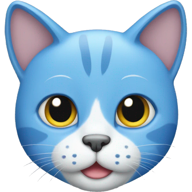 blue cat emoji