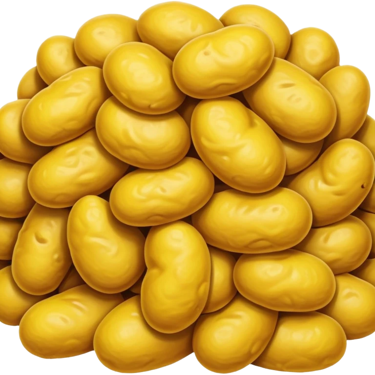 A yellow poop emoji