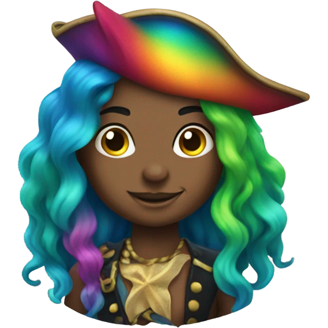 rainbow mermaid pirate emoji