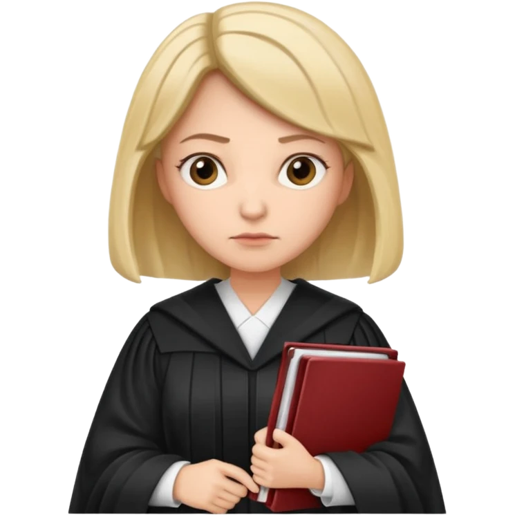 YARGIÇ KADIN ELİNDE DOSYA VAR,YARGIÇ KIYAFETİ GİYİNB emoji