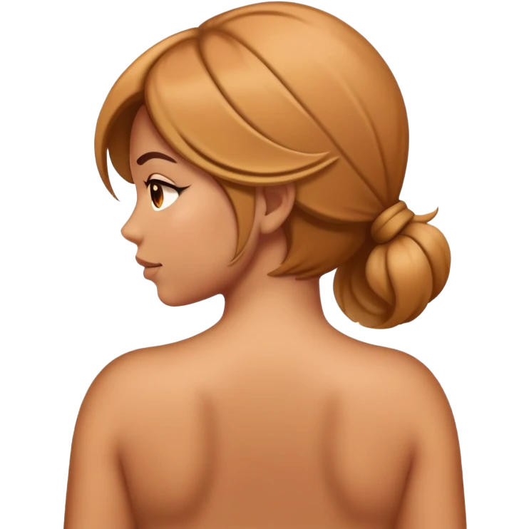 Big back girl emoji