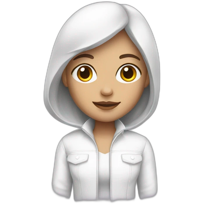 White outfit emoji