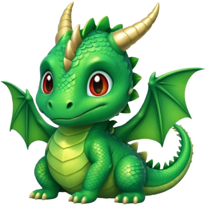 fat choncc baby green dragon emoji