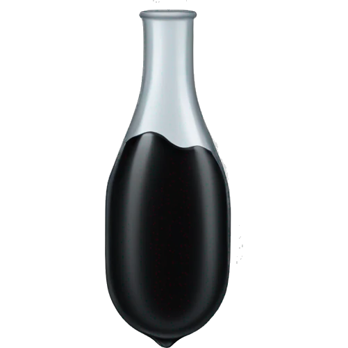 black liquid emoji