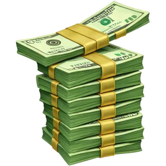 Falling value of the dollar emoji