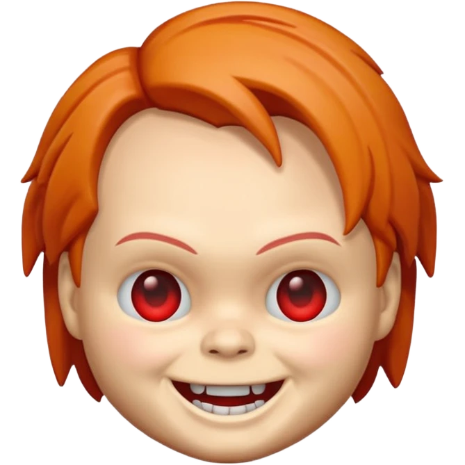 Un emojin de chuky emoji