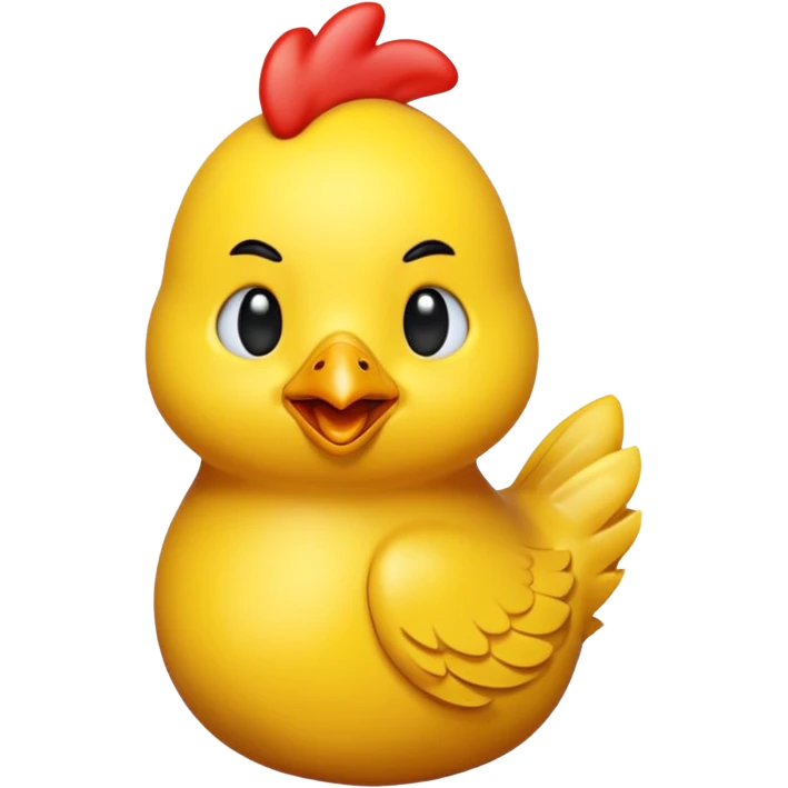 chicken 3d imoji transparen with with emoji