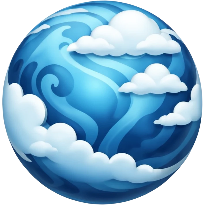 realistic blue planet emoji