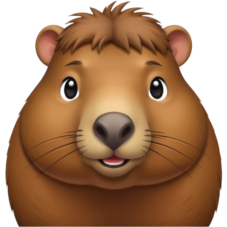 Capyvara com cara de deboche  emoji